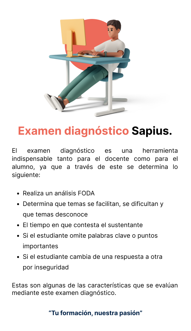 Examen diagnóstico sapius